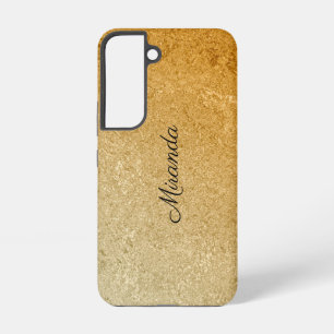 Personaliseer Luxe Gold Samsung Galaxy Hoesje