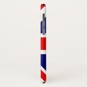 Personaliseer met een naam British National Flag Case-Mate iPhone Case (Achterkant/links)