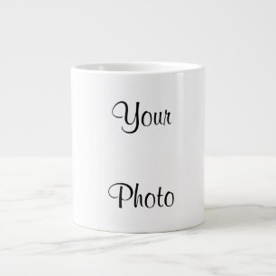 Personaliseer met uw foto extra grote beker