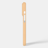 Personaliseer met uw Monogram Peach Case-Mate iPhone Case (Achterkant / Links)