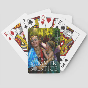 Personaliseer met uw speciale festivalherinnering pokerkaarten