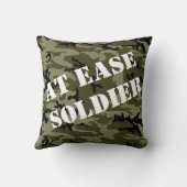 Personaliseer militaire veteraan landvoertuig kussen (Achterkant)