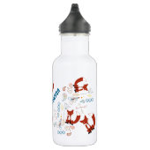 Personaliseer Modern Fox Woodland Pattern Waterfles (Rechts)