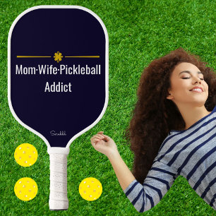 Personaliseer Moeder Vrouw Pickleball Verslaafde A Paddle