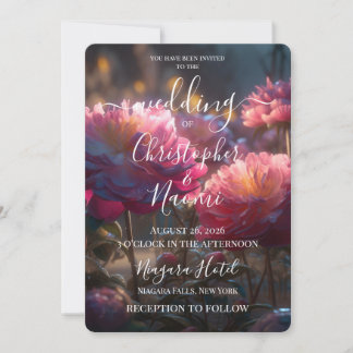 PERSONALISEER: Mooie Levendige Ethische Bloemen Kaart