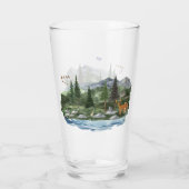 Personaliseer Mountain High Wildlife Glas (Achterkant)