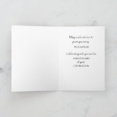 Personaliseer naam, datum, 25ste Ordination Annive Kaart (Binnen)