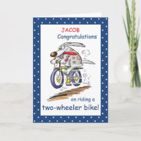 Personaliseer Naam Gefeliciteerd Fiets, Leuk