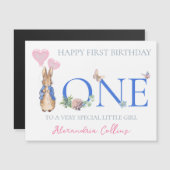 Personaliseer naam kind Peter 1e verjaardag (Voorkant / Achterkant)