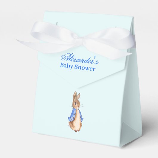 Personaliseer Naam Peter het Konijn Baby shower Bedankdoosjes (Voorkant Zijde)