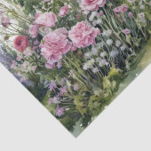 Personaliseer Naam Peter het Konijn Roze Jasje Tissuepapier (Detail)