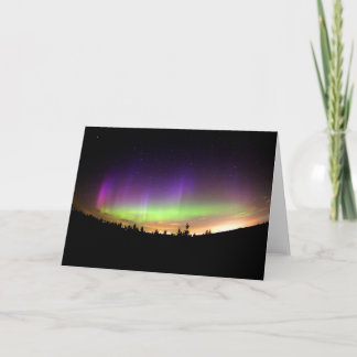 Personaliseer Noorderlicht Aurora Borealis Lucht Kaart