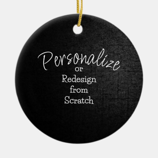 Personaliseer of Creëer vanaf Scratch - Keramisch Ornament (Voorkant)