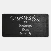 Personaliseer of Creëer vanaf Scratch - Spandoek (Horizontaal)