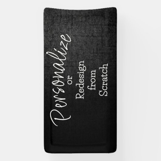 Personaliseer of Creëer vanaf Scratch - Spandoek (Verticaal)