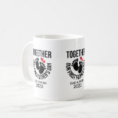 Personaliseer onze eerste Vaderdag samen Koffiemok (Voorkant links)