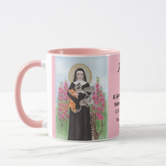Personaliseer Patron Saint van Cats Gertrude Coffe Mok (Links)