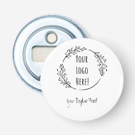 Personaliseer Personaliseer Product Business Logo  Button Flesopener