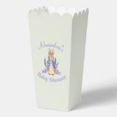 Personaliseer Peter het Konijn Baby shower Bedankdoosjes (Achterkant)