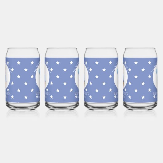 Personaliseer Peter het konijn Dank u Blikvorm Glas (Rechts)