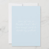 Personaliseer Peter het konijn Foto Dank u Bedankkaart (Achterkant)