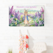 Personaliseer Peter het Konijn met lilis Spandoek (Insitu)