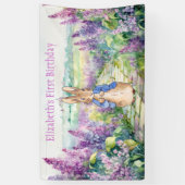 Personaliseer Peter het Konijn met lilis Spandoek (Verticaal)