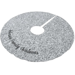 Personaliseer prachtige zilverglitterspranen kerstboom rok