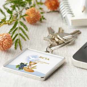 Personaliseer, RCIA Gefeliciteerd Katholiek Sacram Sleutelhanger