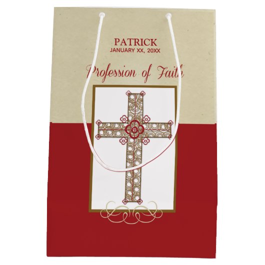 Personaliseer RCIA-verbijstering op het beroep van Medium Cadeauzakje (Achterkant)