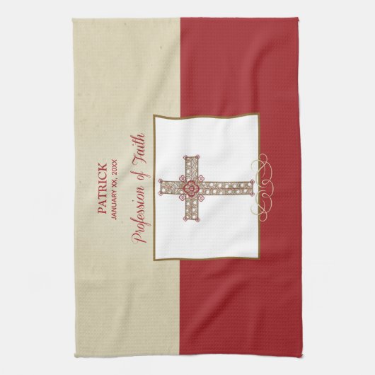 Personaliseer RCIA-verbijstering op het beroep van Theedoek (Verticaal)