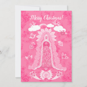 Personaliseer Roze Vrolijke Kerstmis