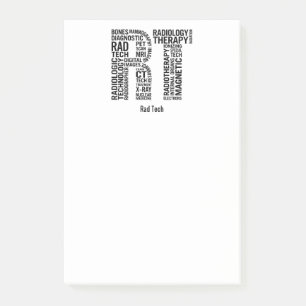 Personaliseer RT Radiology Technoloog Rad Tech Post-it® Notes