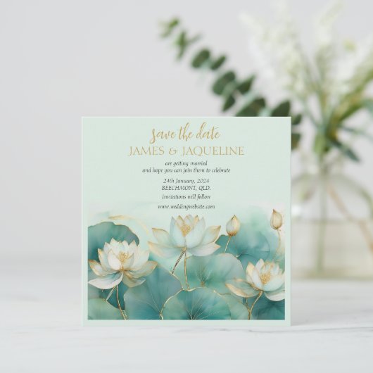 Personaliseer Save the Date (Staand voorkant)