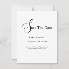 Personaliseer save the date-kaarten kaart