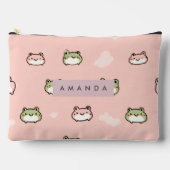Personaliseer Schattige Kawaii Pastel Frog Design  Etui (Voorkant)