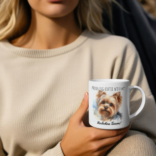 Personaliseer Schattigee Yorkshire Terrier Mok