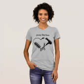 Personaliseer schoonticiste T-Shirt (Voorkant volledig)