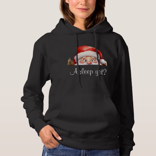 Personaliseer Sinterklaas al in slaap gluren? Hoodie (Voorkant)