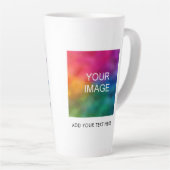 Personaliseer Sjabloon Afbeelding toevoegen Foto B Latte Mok (Rechterhoek)