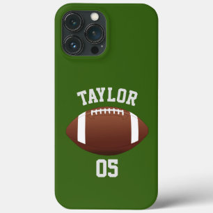 Personaliseer spelersnaam en -nummer Cool Voetbal iPhone 13 Pro Max Hoesje