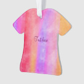 Personaliseer Stropdas Die T-Shirt Ornament (voorkant)