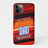Personaliseer SuperHero Papa Case-Mate iPhone Case (Achterkant)
