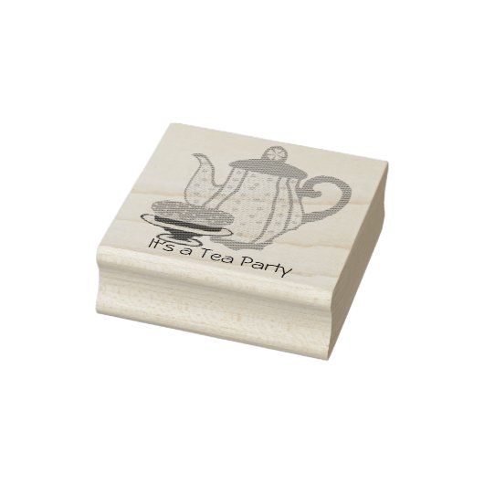 Personaliseer Tea Party stempel (Stempel)
