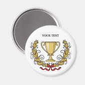 Personaliseer Trophy Cup Magneet (Voorkant / Achterkant)