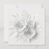 Personaliseer Trouwen Bewaar de datum Lotus goud Save The Date (Achterkant)