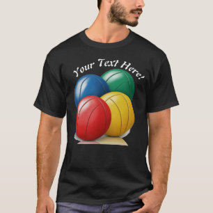 Personaliseer unieke Bocce Ball T-shirt