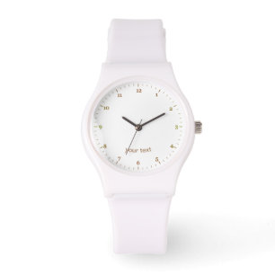 Personaliseer uw afbeelding en naam horloge