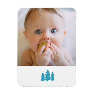 Personaliseer uw baby memorabele foto magneet