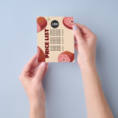 Personaliseer uw bedrijf | Slagerij Flyer (Hand)